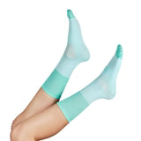 Media Ciclismo Bloques Azul Claro Menta