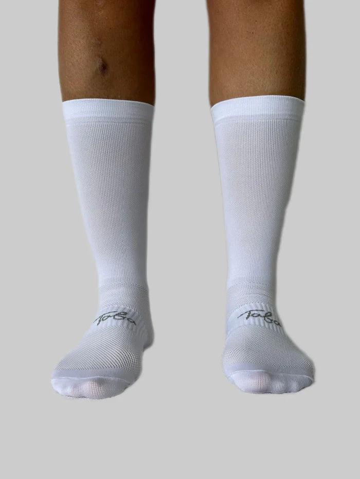 Media Ciclismo ELEGANZA Blanco Gama Alta