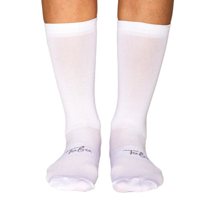 Media Ciclismo Reflectivo Blanco TB