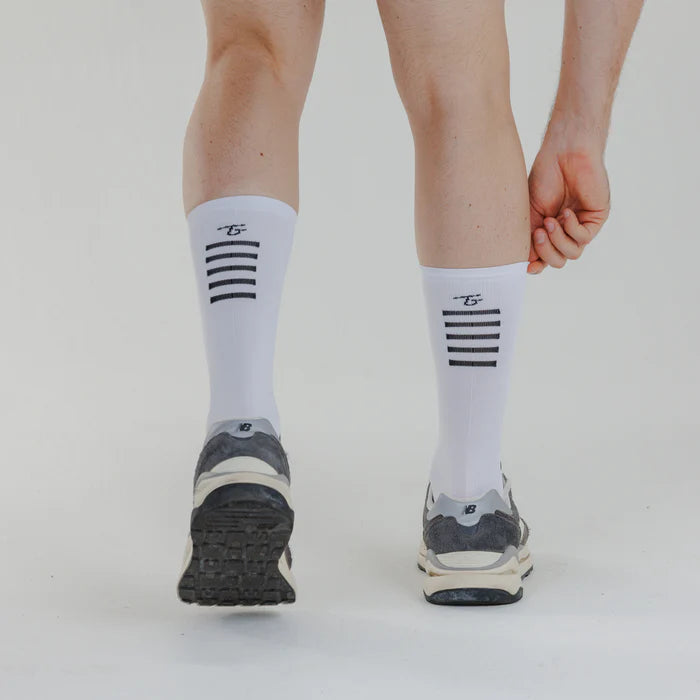 Media con Compresion Completa Blanca