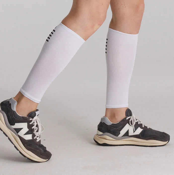 Media con Compresion Pantorrillera Blanco