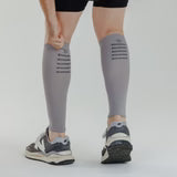 Media con Compresión Pantorrillera Gris Claro