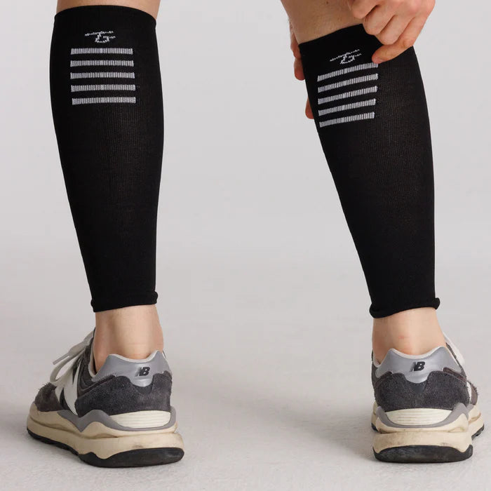 Media con Compresión Pantorrillera Negra