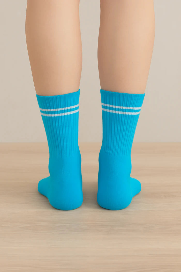 Media para Running y GYM 4" Turqueza