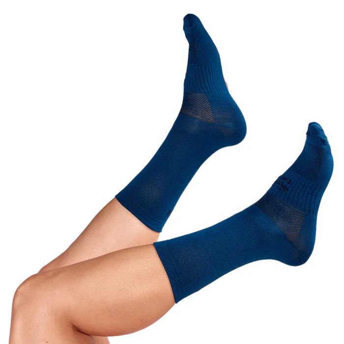 Media 7" Ciclismo Clásica Azul Oscuro