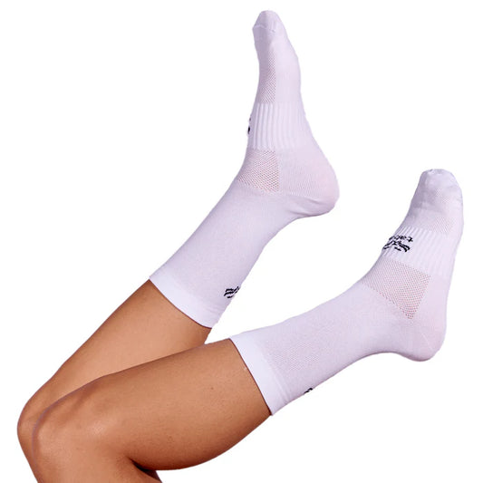 Media 7" Ciclismo Clásica Blanca