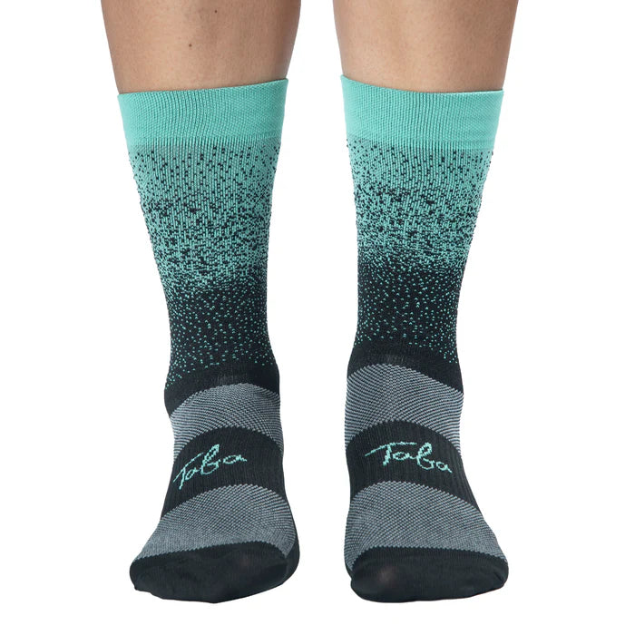 Media Ciclismo Degrade Negro Menta