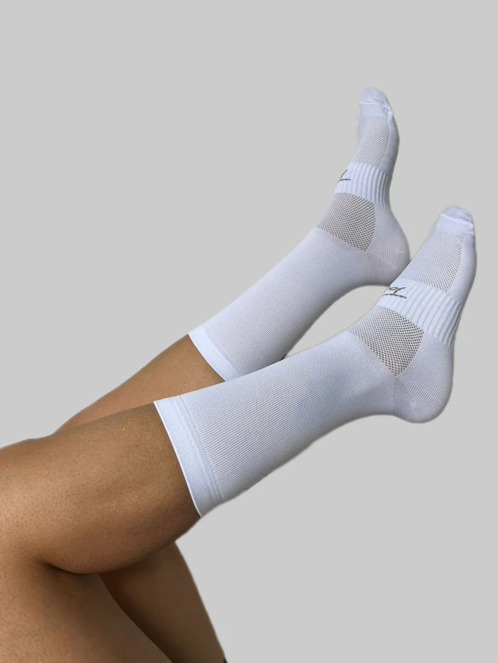 Media Ciclismo ELEGANZA Blanco Gama Alta