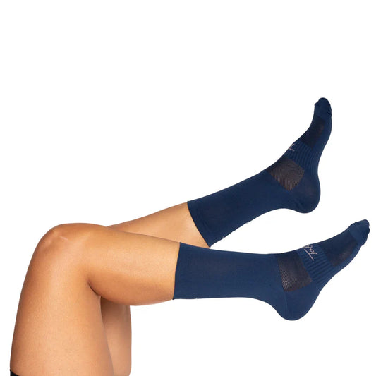 Media Ciclismo Reflectivo Barras Azul Oscuro