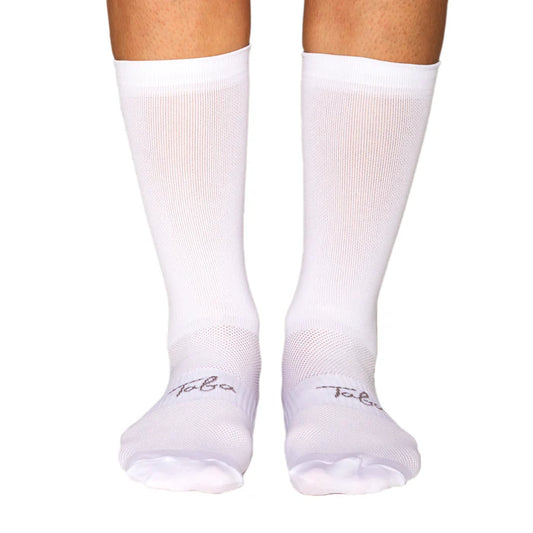 Media Ciclismo Reflectivo Blanco TB