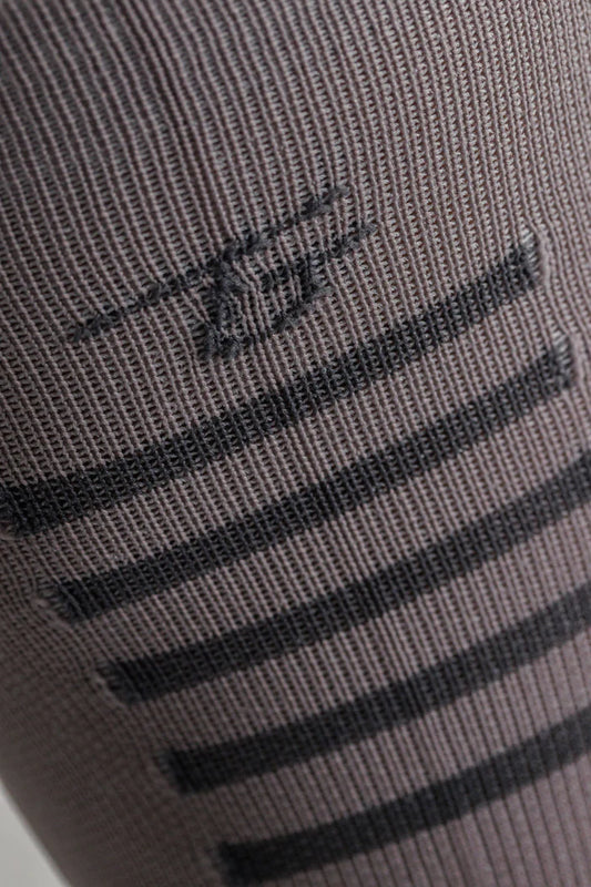 Media con Compresión Completa Gris Claro