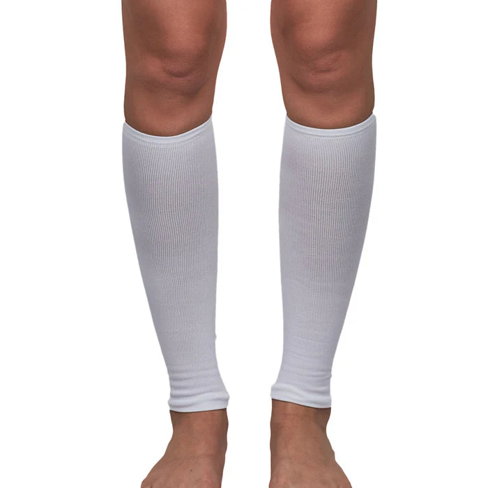 Media con Compresion Pantorrillera Blanco