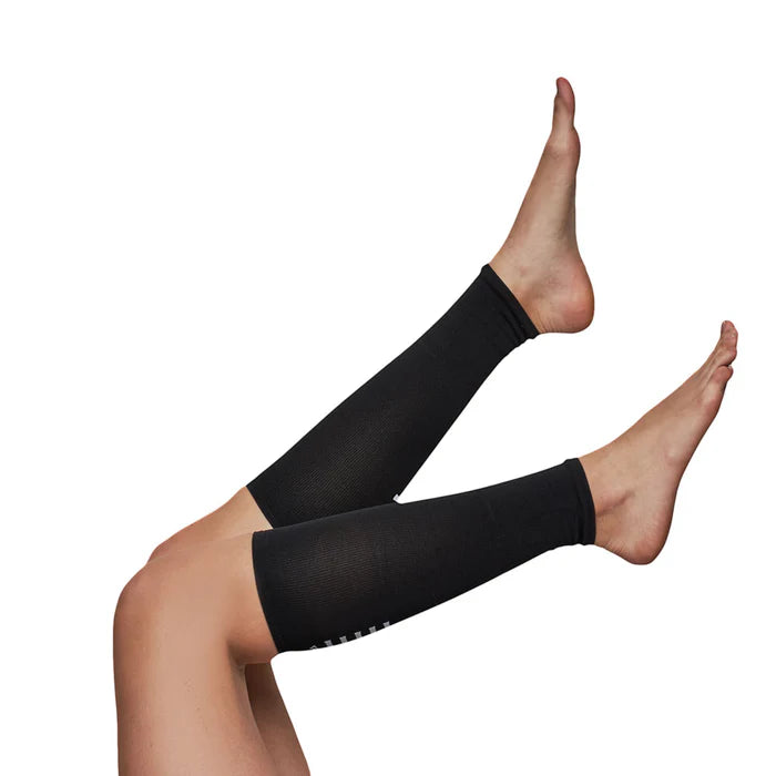 Media con Compresión Pantorrillera Negra