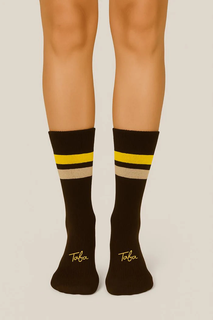 Media Ciclismo Bandas Cafe Kaki Amarillo