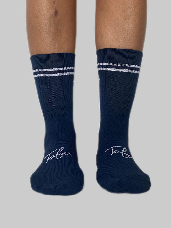 Media para Running y GYM 4" Azul oscuro