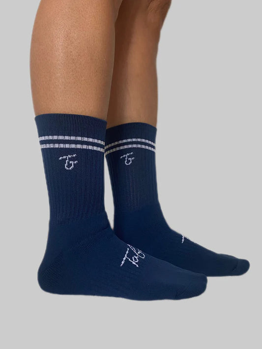 Media para Running y GYM 4" Azul oscuro