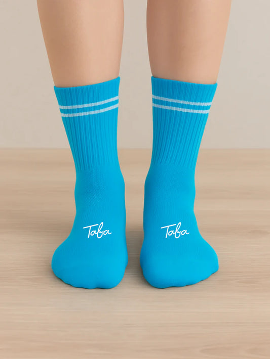 Media para Running y GYM 4" Turqueza